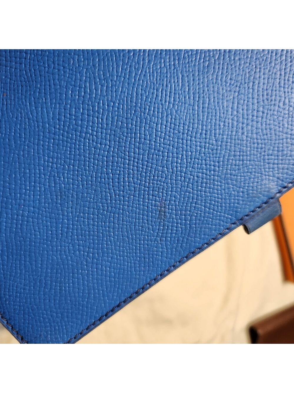 HERMES Agenda(BiG) PM Day Planner Notebook Cover Leather Blue - Picture 15 of 16